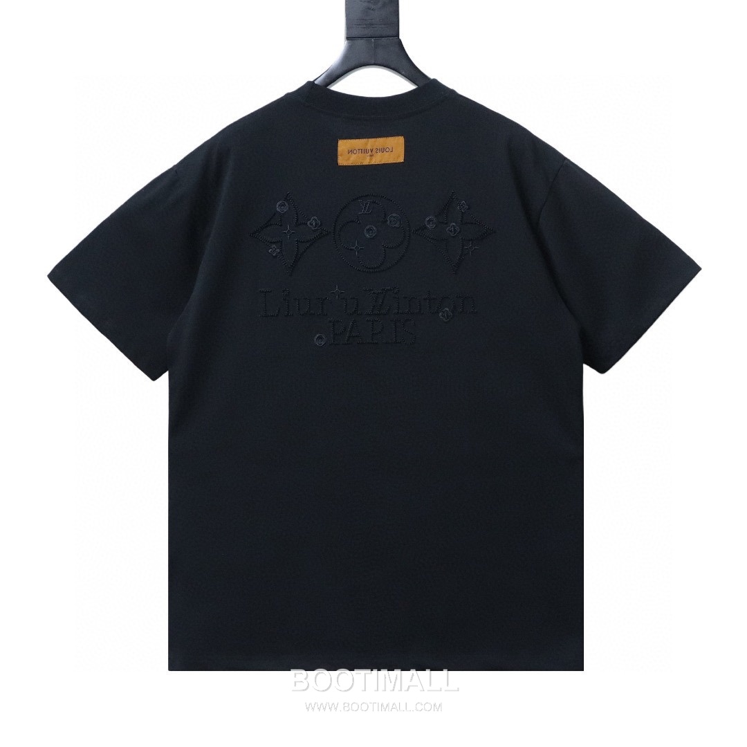 Louis Vuitton Monogram Flower Embroidered Heavy Cotton Short Sleeve T-Shirt 루이비통 모노그램 플라워 자수 헤비 코튼 반팔 티셔츠 8