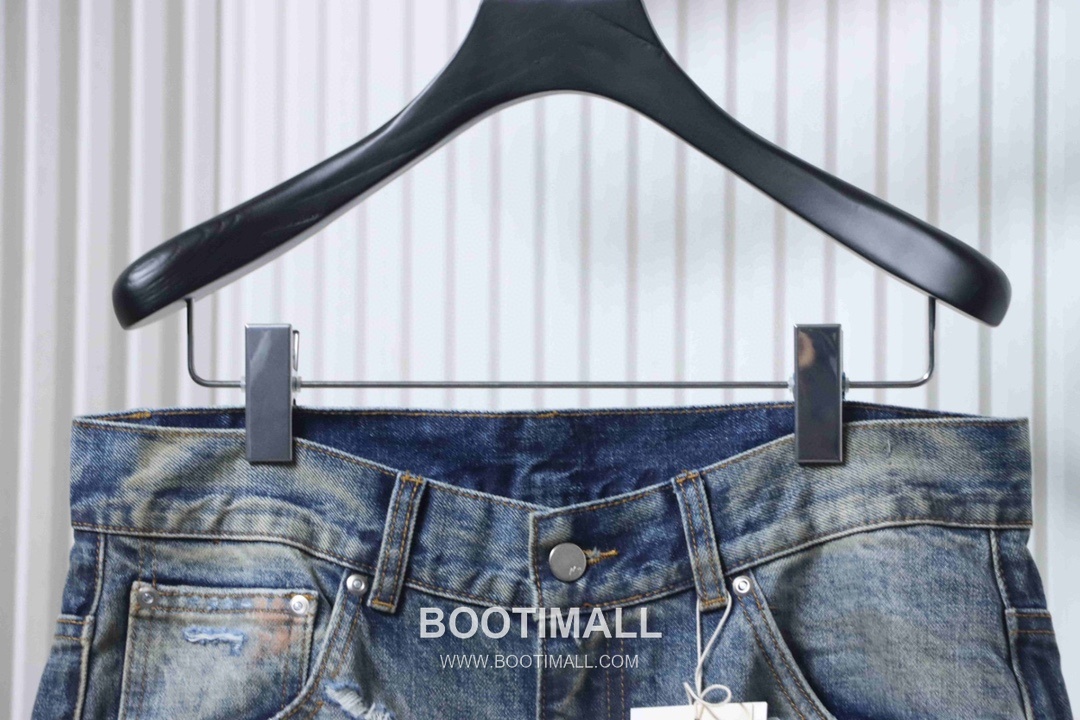 Ancellm 2025 S/S Washed Distressed Denim Blue Jeans 안셀름 2025 S/S 워시드 디스트레스드 데님 블루 팬츠 5