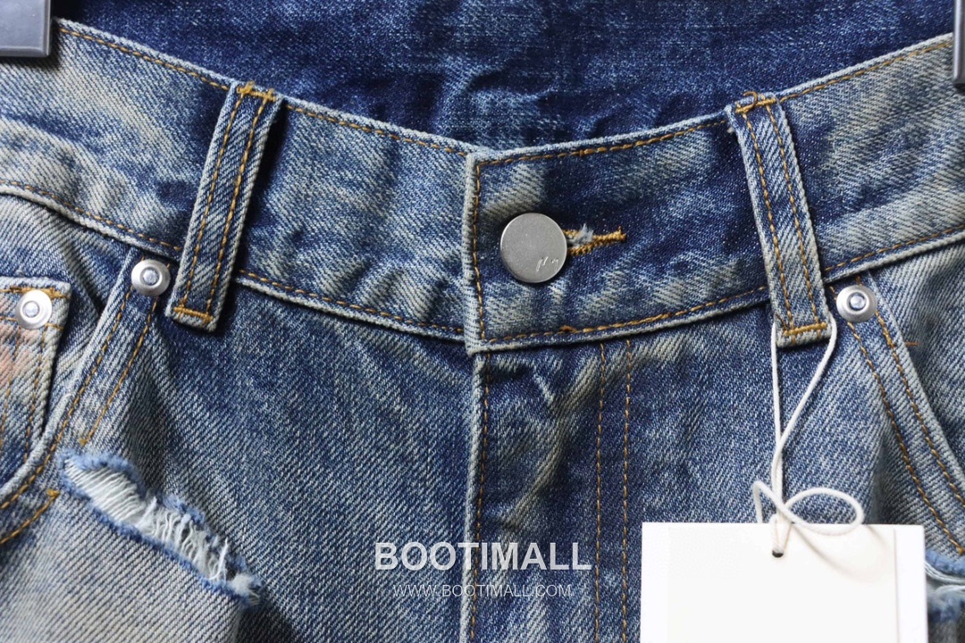 Ancellm 2025 S/S Washed Distressed Denim Blue Jeans 안셀름 2025 S/S 워시드 디스트레스드 데님 블루 팬츠 7