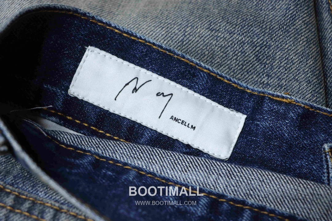 Ancellm 2025 S/S Washed Distressed Denim Blue Jeans 안셀름 2025 S/S 워시드 디스트레스드 데님 블루 팬츠 12