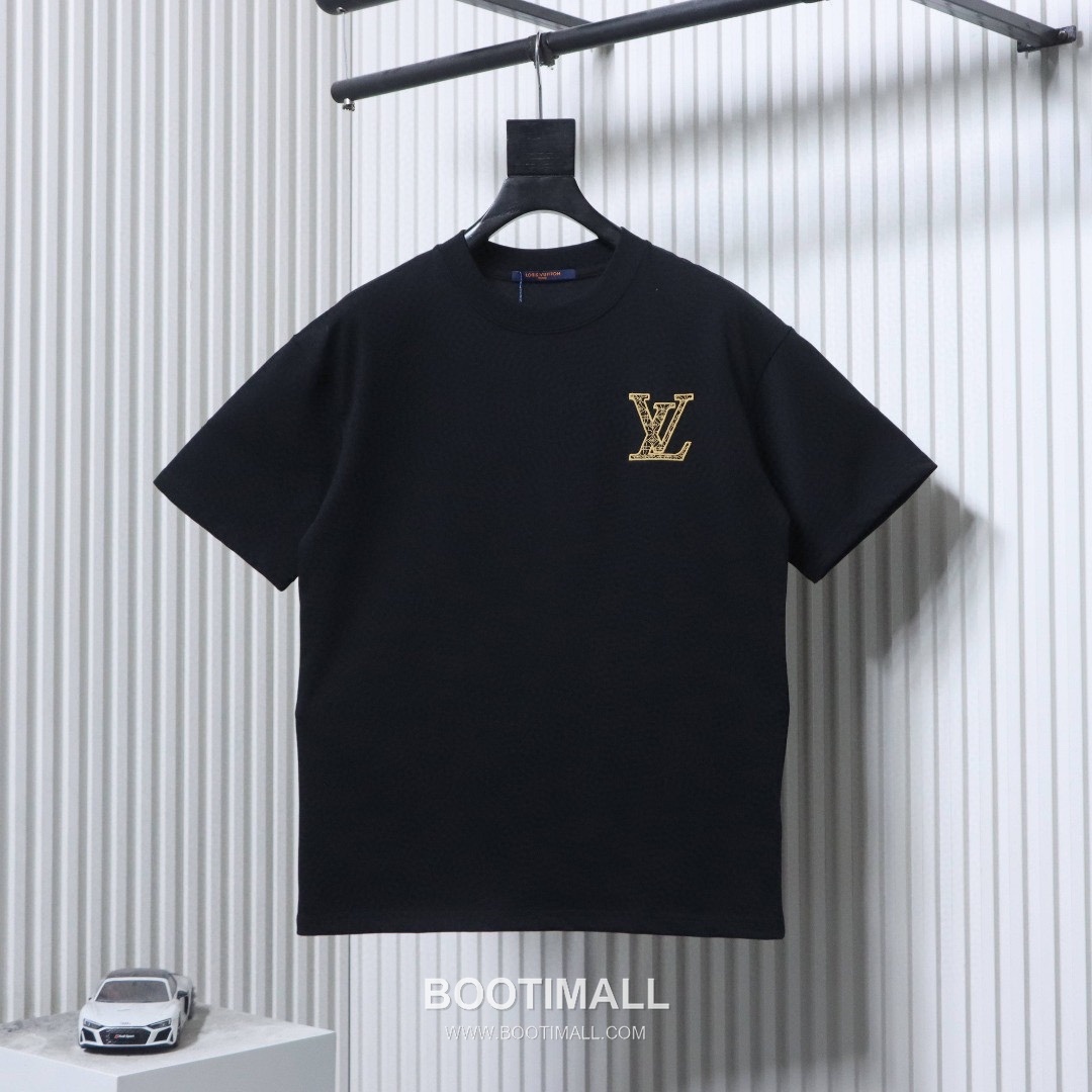 Louis Vuitton Crown Embroidered Heavy Cotton Short Sleeve T-Shirt 루이비통 크라운 자수 헤비 코튼 반팔 티셔츠 9