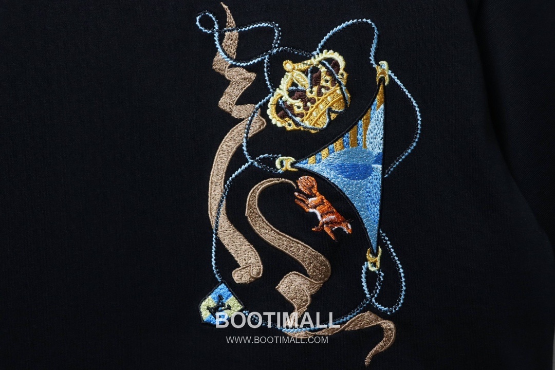 Louis Vuitton Crown Embroidered Heavy Cotton Oversized Short Sleeve T-Shirt 루이비통 크라운 자수 헤비 코튼 오버핏 반팔 티셔츠 13