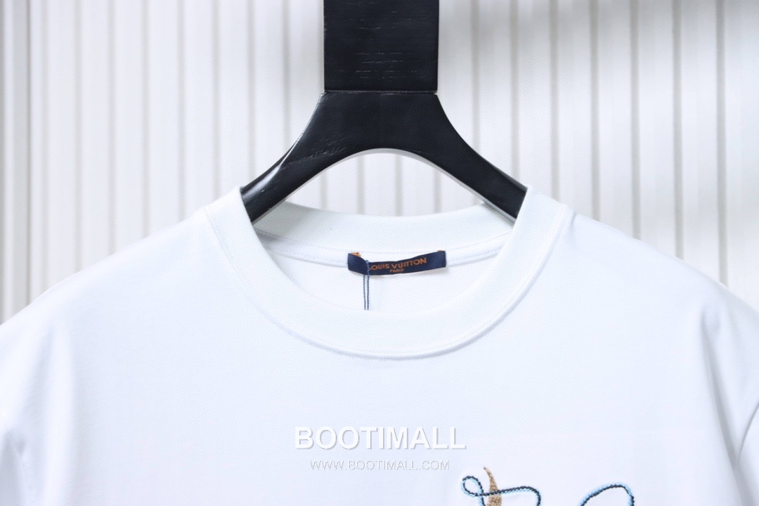 Louis Vuitton Crown Embroidered Heavy Cotton Oversized Short Sleeve T-Shirt 루이비통 크라운 자수 헤비 코튼 오버핏 반팔 티셔츠 10