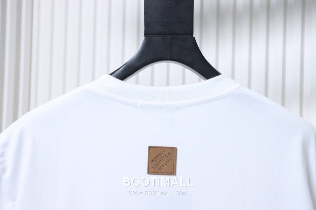 Louis Vuitton Crown Embroidered Heavy Cotton Oversized Short Sleeve T-Shirt 루이비통 크라운 자수 헤비 코튼 오버핏 반팔 티셔츠 11