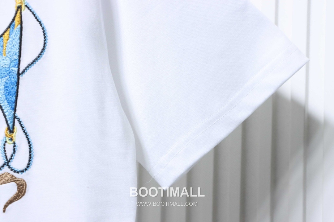 Louis Vuitton Crown Embroidered Heavy Cotton Oversized Short Sleeve T-Shirt 루이비통 크라운 자수 헤비 코튼 오버핏 반팔 티셔츠 13