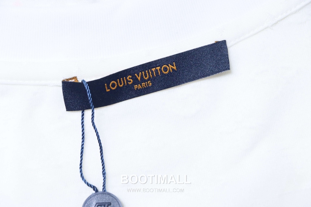 Louis Vuitton Monogram Allover Embroidered Logo Heavy Cotton Oversized Short Sleeve T-Shirt 루이비통 모노그램 올오버 자수 로고 헤비 코튼 오버핏 반팔 티셔츠 14