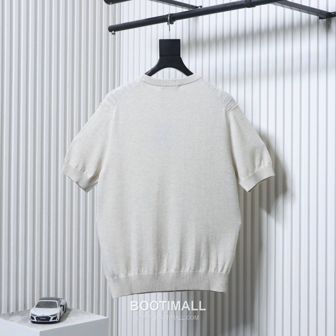 Loro Piana Long Staple Cotton Knit Short Sleeve T-Shirt 로로피아나 롱스테이플 코튼 니트 반팔 티셔츠 6