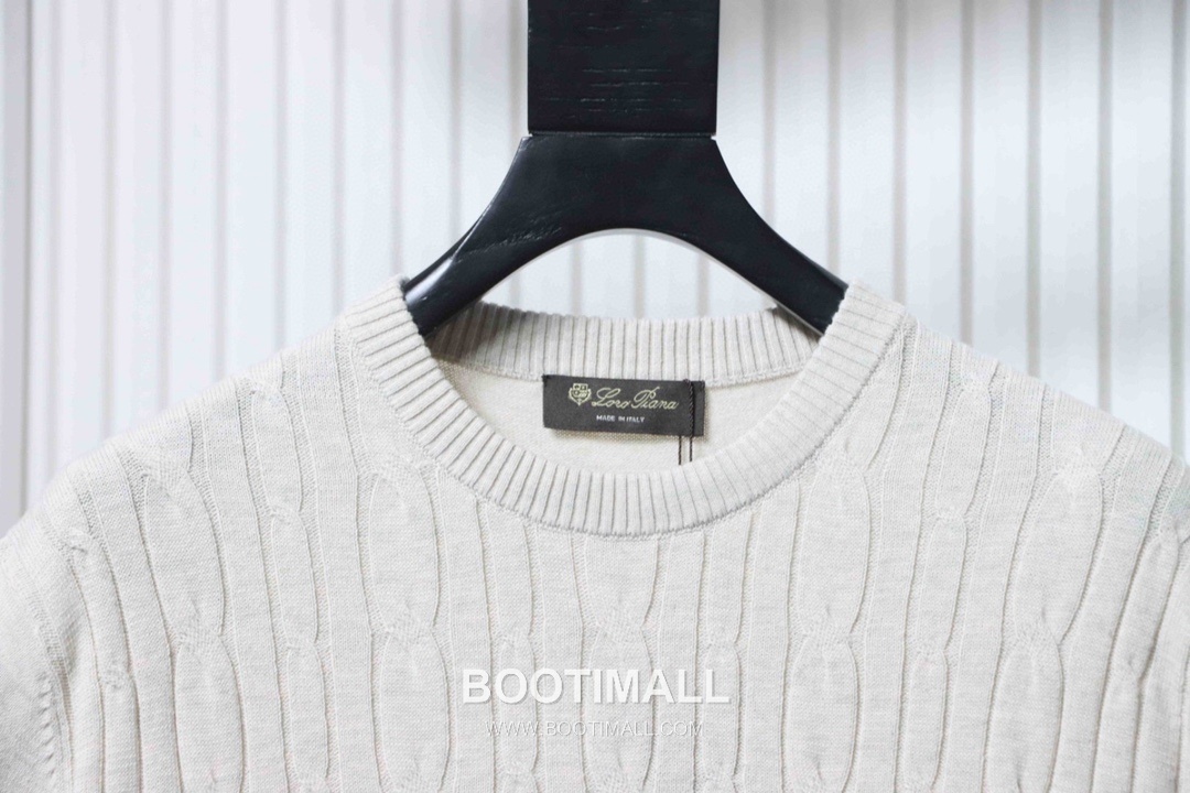 Loro Piana Long Staple Cotton Knit Short Sleeve T-Shirt 로로피아나 롱스테이플 코튼 니트 반팔 티셔츠 7