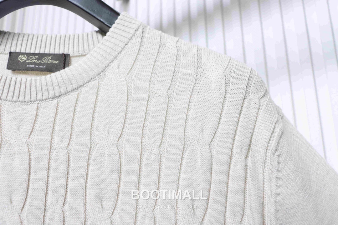 Loro Piana Long Staple Cotton Knit Short Sleeve T-Shirt 로로피아나 롱스테이플 코튼 니트 반팔 티셔츠 9