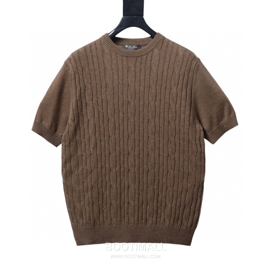 Loro Piana Long Staple Cotton Knit Short Sleeve T-Shirt 로로피아나 롱스테이플 코튼 니트 반팔 티셔츠 2