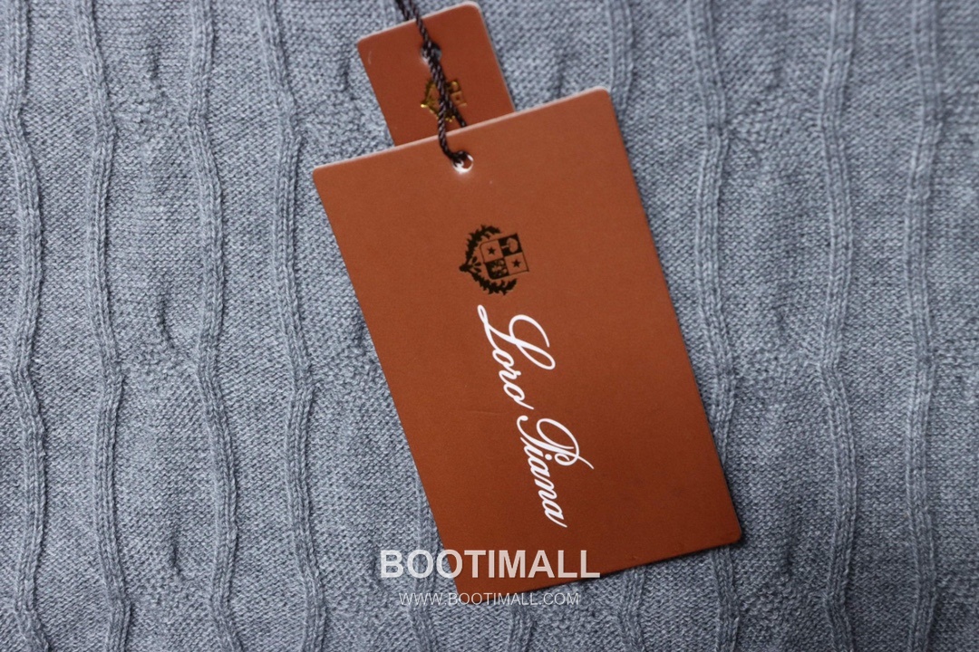 Loro Piana Cable Knit Long Staple Cotton Short Sleeve Polo Shirt 로로피아나 케이블 니트 롱스테이플 코튼 반팔 폴로 셔츠 13