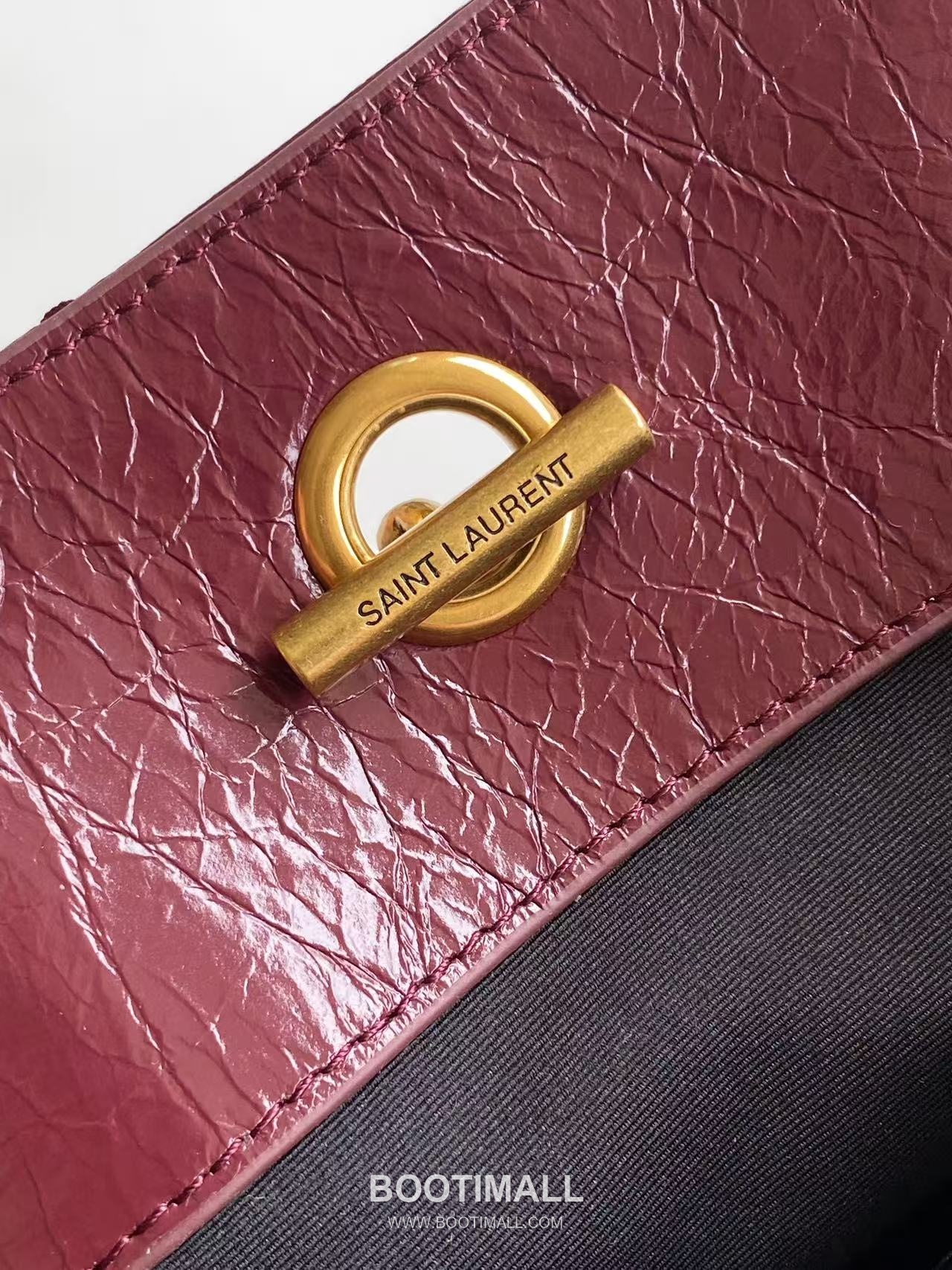 Saint Laurent Niki Large Shopping Bag Crinkled Oiled Leather 871151 생로랑 니키 라지 쇼핑백 크링클 오일드 레더 33cm 7