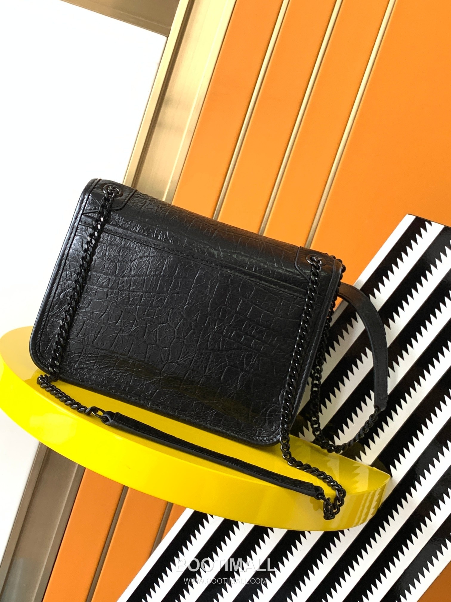 Saint Laurent Niki Baby 22 Bag Croc-Embossed Calfskin Leather 533037 루이비통 니키 베이비 22 크로크 엠보싱 카프스킨 가죽 22cm 3