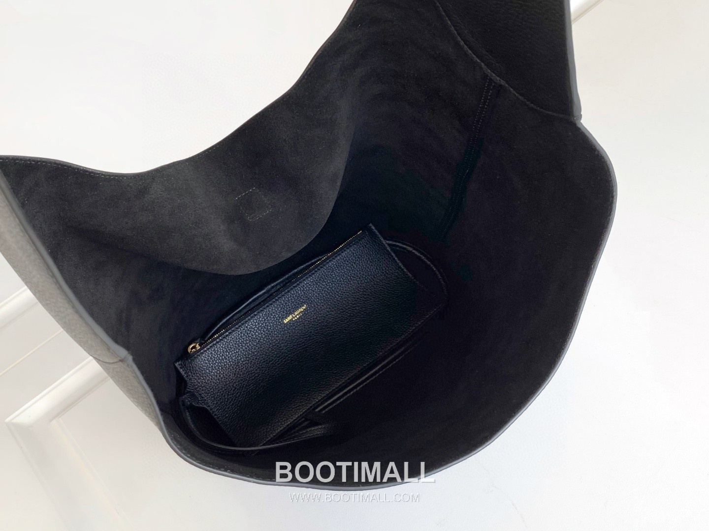 Saint Laurent Le 5 à 7 Hobo Bag Grained Calfskin Leather 793088 생로랑 르 5 아 7 호보백 그레인 카프스킨 가죽 31.5cm 8