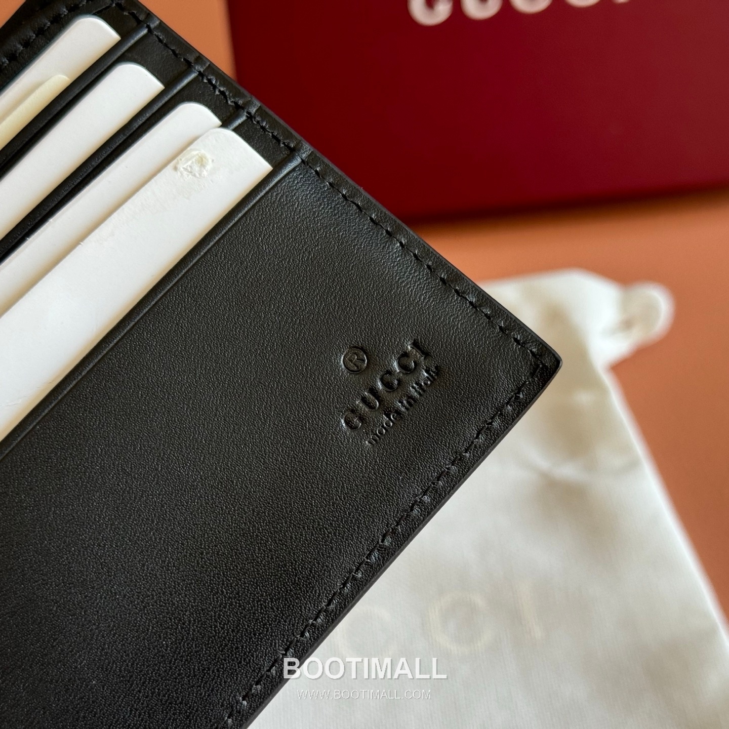 Gucci GG Emblem Wallet Embossed Calfskin Leather 850175 구찌 GG 엠블럼 반지갑 엠보싱 카프스킨 가죽 11cm 7