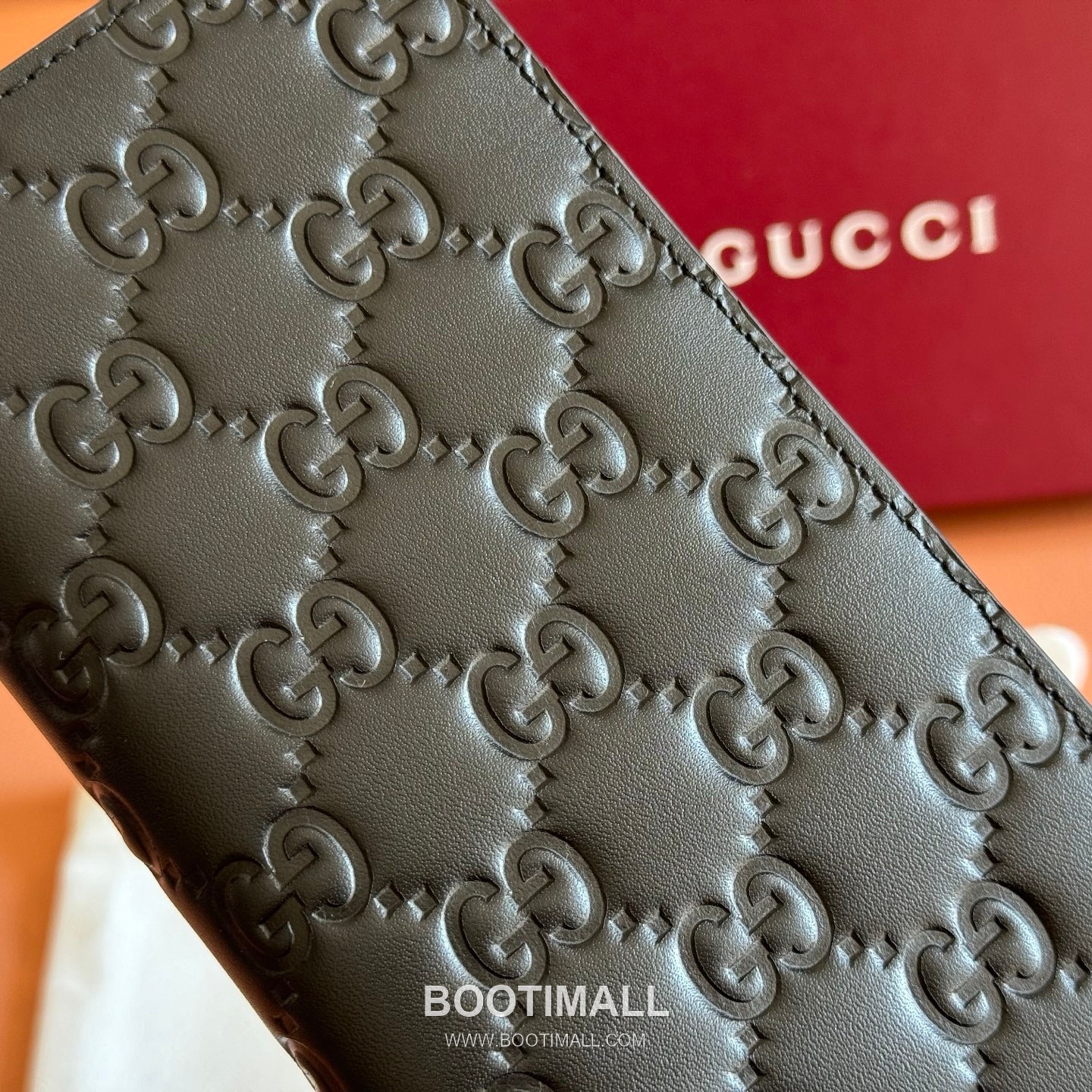 Gucci GG Emblem Long Wallet Embossed Calfskin Leather 850178 구찌 GG 엠블럼 장지갑 엠보싱 카프스킨 가죽 19cm 3