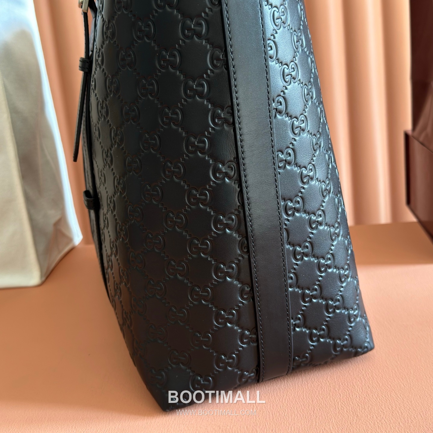 Gucci GG Emblem Tote Bag Embossed Smooth Calfskin Leather 850218 구찌 GG 엠블럼 토트백 엠보싱 스무스 카프스킨 가죽 38cm 7