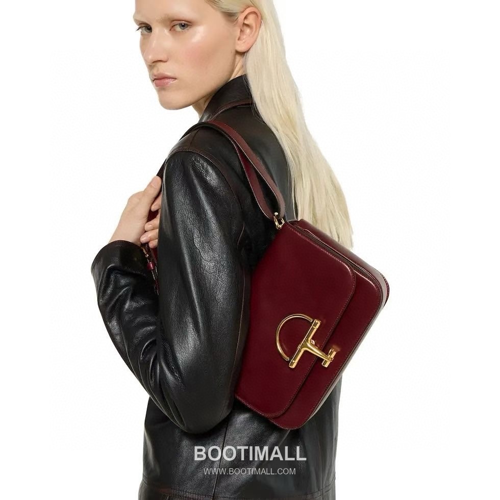 Gucci Siena Small Horsebit 846705 Smooth Leather Black Shoulder Bag 구찌 시에나 스몰 홀스빗 846705 스무스 레더 블랙 숄더백 22.5cm 5