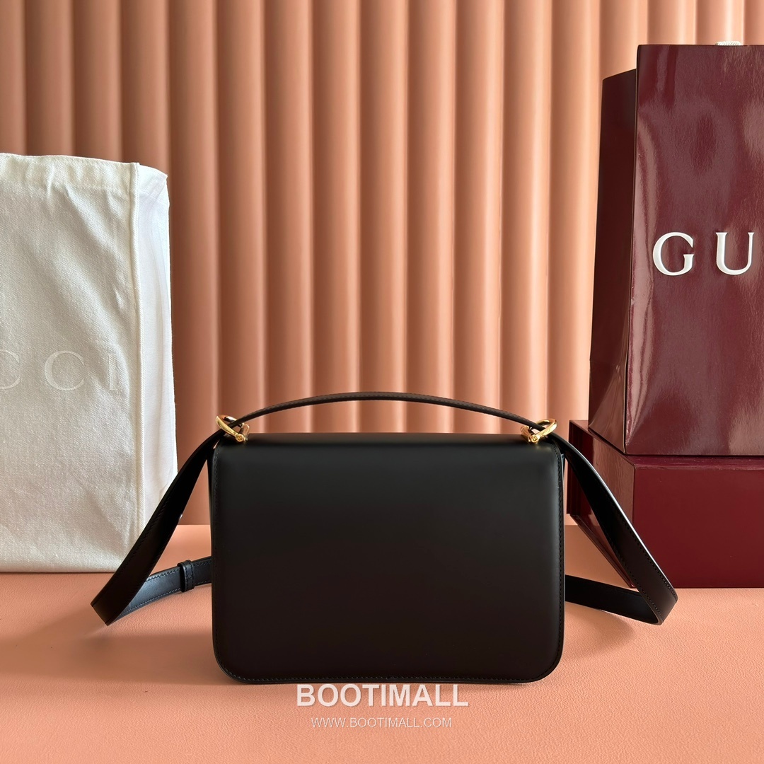 Gucci Siena Small Horsebit Smooth Leather Black Shoulder Bag 구찌 시에나 스몰 홀스빗 846705 스무스 레더 블랙 숄더백 23cm 6