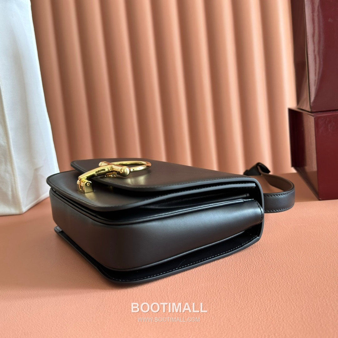 Gucci Siena Small Horsebit Smooth Leather Black Shoulder Bag 구찌 시에나 스몰 홀스빗 846705 스무스 레더 블랙 숄더백 23cm 11