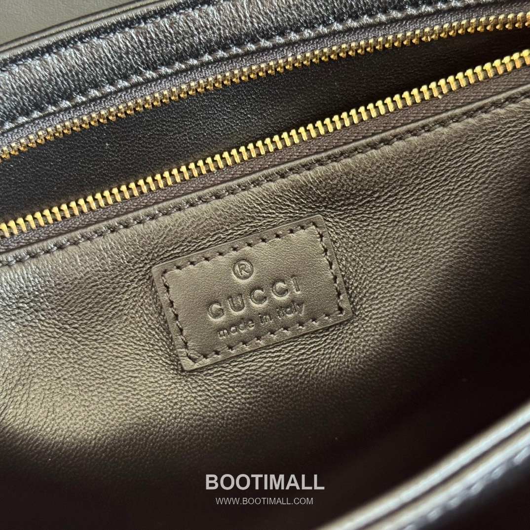 Gucci Siena Small Horsebit Smooth Leather Black Shoulder Bag 구찌 시에나 스몰 홀스빗 846705 스무스 레더 블랙 숄더백 23cm 12