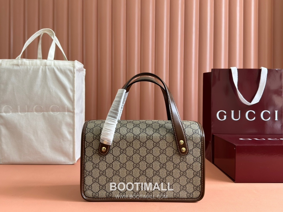 Gucci Horsebit 1955 Top Handle Box Bag Smooth Leather 627323 구찌 홀스빗 1955 탑핸들 박스백 스무스 가죽 27.5cm 2