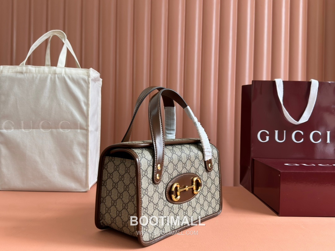 Gucci Horsebit 1955 Top Handle Box Bag Smooth Leather 627323 구찌 홀스빗 1955 탑핸들 박스백 스무스 가죽 27.5cm 3