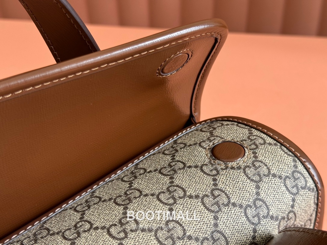 Gucci Horsebit 1955 Top Handle Box Bag Smooth Leather 627323 구찌 홀스빗 1955 탑핸들 박스백 스무스 가죽 27.5cm 6