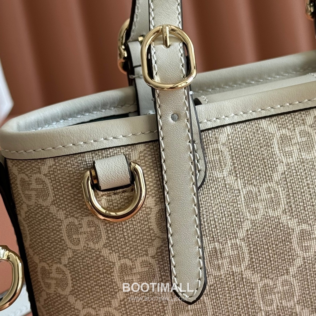 Gucci Ophidia Mini Shoulder Bag GG Supreme Canvas Leather Trim 855491 구찌 오피디아 미니 숄더백 GG 수프림 캔버스 가죽 트리밍 17.5cm 5