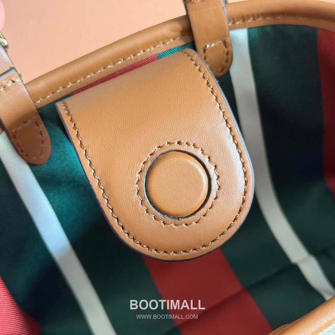 Gucci Ophidia Mini Shoulder Bag GG Supreme Canvas Leather Trim 855491 구찌 오피디아 미니 숄더백 GG 수프림 캔버스 가죽 트리밍 17.5cm 7