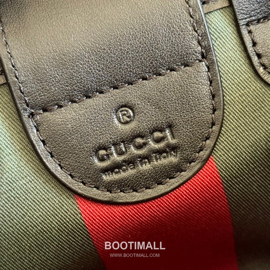 Gucci Ophidia Mini Shoulder Bag GG Supreme Canvas Leather Trim 855491 구찌 오피디아 미니 숄더백 GG 수프림 캔버스 가죽 트리밍 17.5cm 8