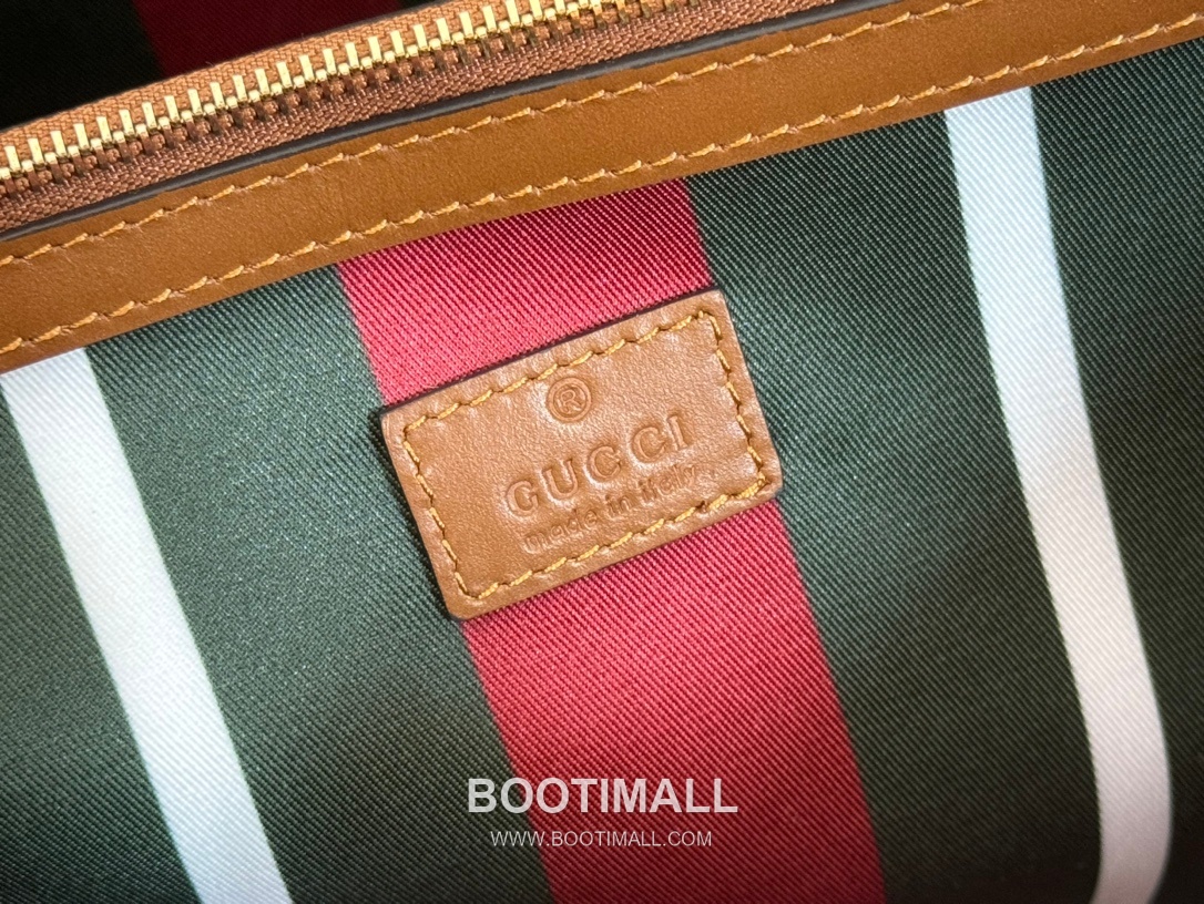 Gucci GG Emblem Large Tote Bag GG Supreme Canvas Leather Trim 815212 구찌 GG 엠블럼 라지 토트백 GG 수프림 캔버스 가죽 트리밍 45.5cm 10