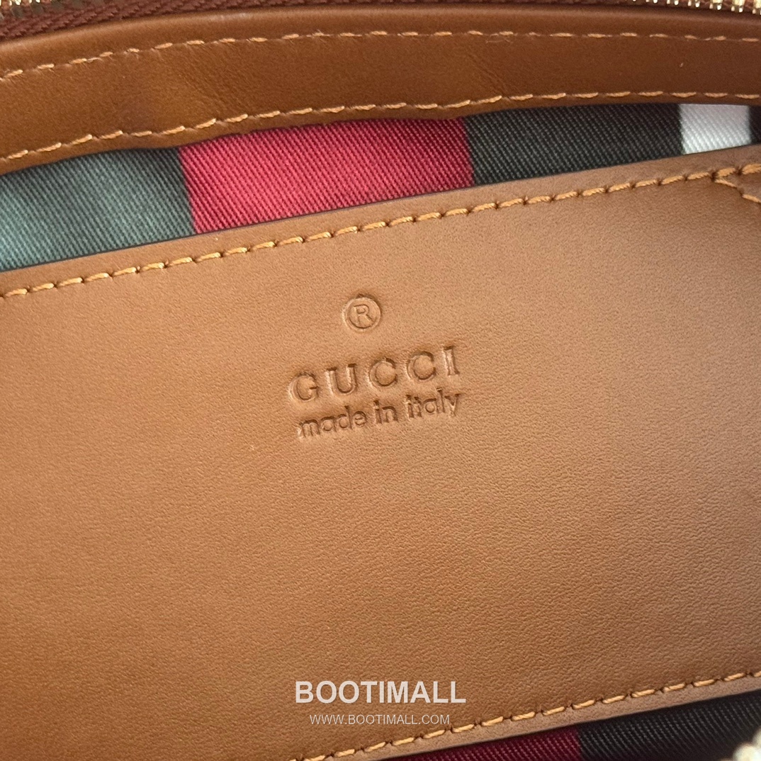 Gucci GG Emblem Small Shoulder Bag GG Supreme Canvas Leather Trim 847281 구찌 GG 엠블럼 스몰 숄더백 GG 수프림 캔버스 가죽 트리밍 27cm 8