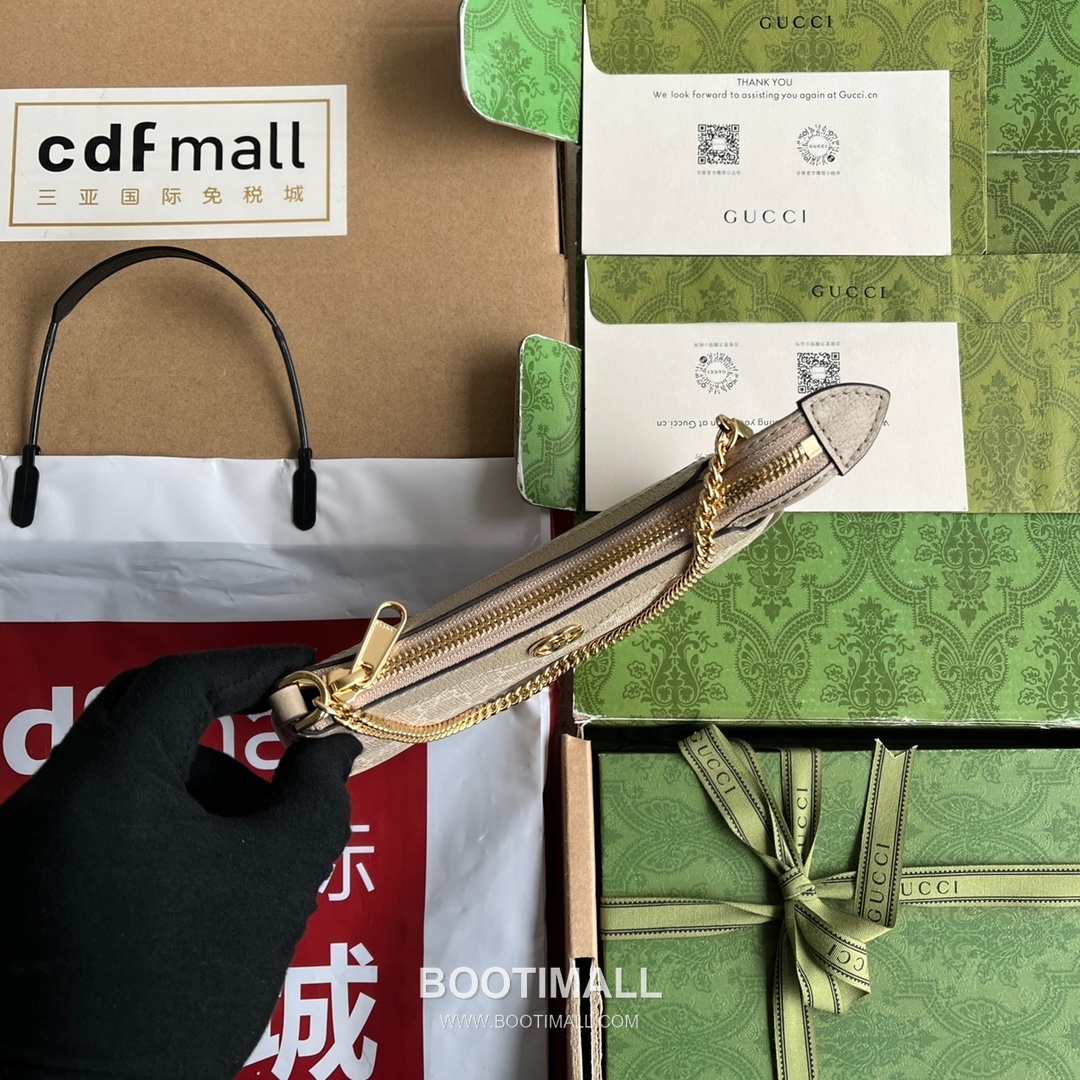 Gucci Ophidia Mini Top Handle Bag GG Supreme Canvas Leather Trim 764960 구찌 오피디아 미니 탑핸들백 GG 수프림 캔버스 가죽 트리밍 19cm 3