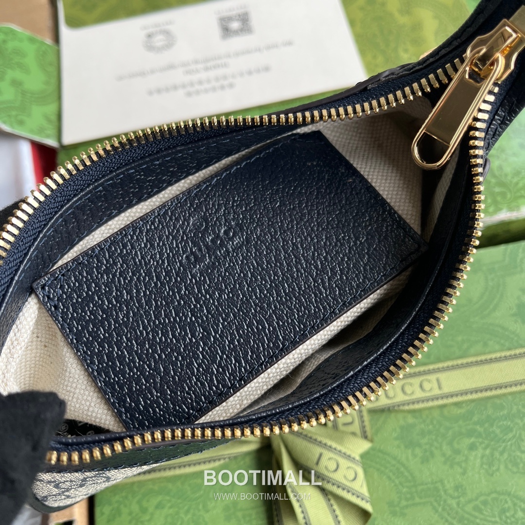 Gucci Ophidia Mini Top Handle Bag GG Supreme Canvas Leather Trim 764960 구찌 오피디아 미니 탑핸들백 GG 수프림 캔버스 가죽 트리밍 19cm 9