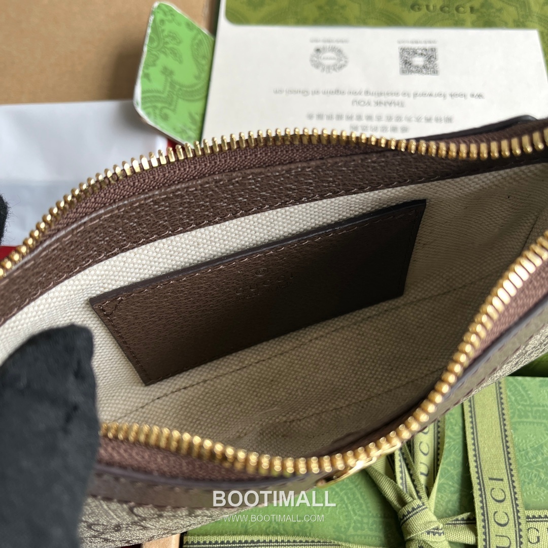 Gucci Ophidia Mini Top Handle Bag GG Supreme Canvas Leather Trim 764960 구찌 오피디아 미니 탑핸들백 GG 수프림 캔버스 가죽 트리밍 19cm 9