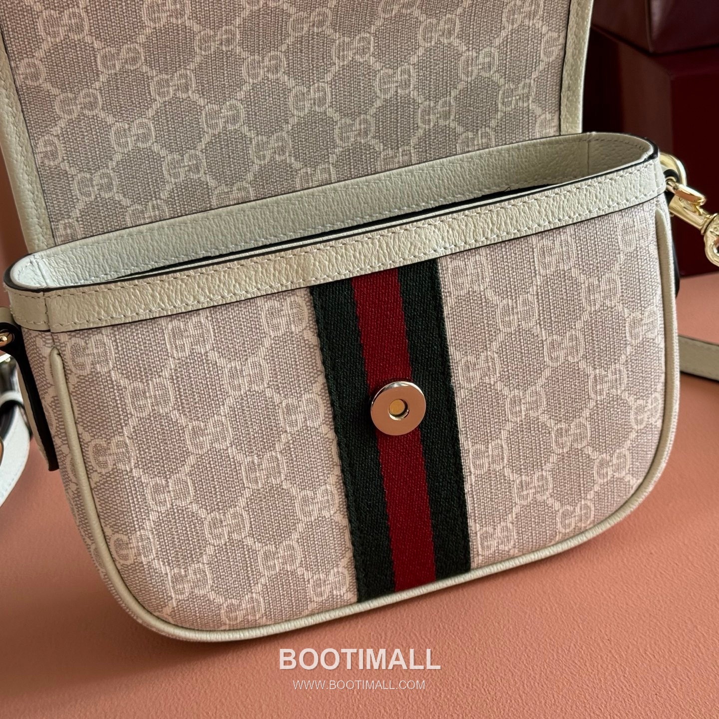 Gucci Ophidia Top Handle Bag GG Supreme Canvas Leather Trim 836843 구찌 오피디아 탑핸들백 GG 수프림 캔버스 가죽 트리밍 20cm 6