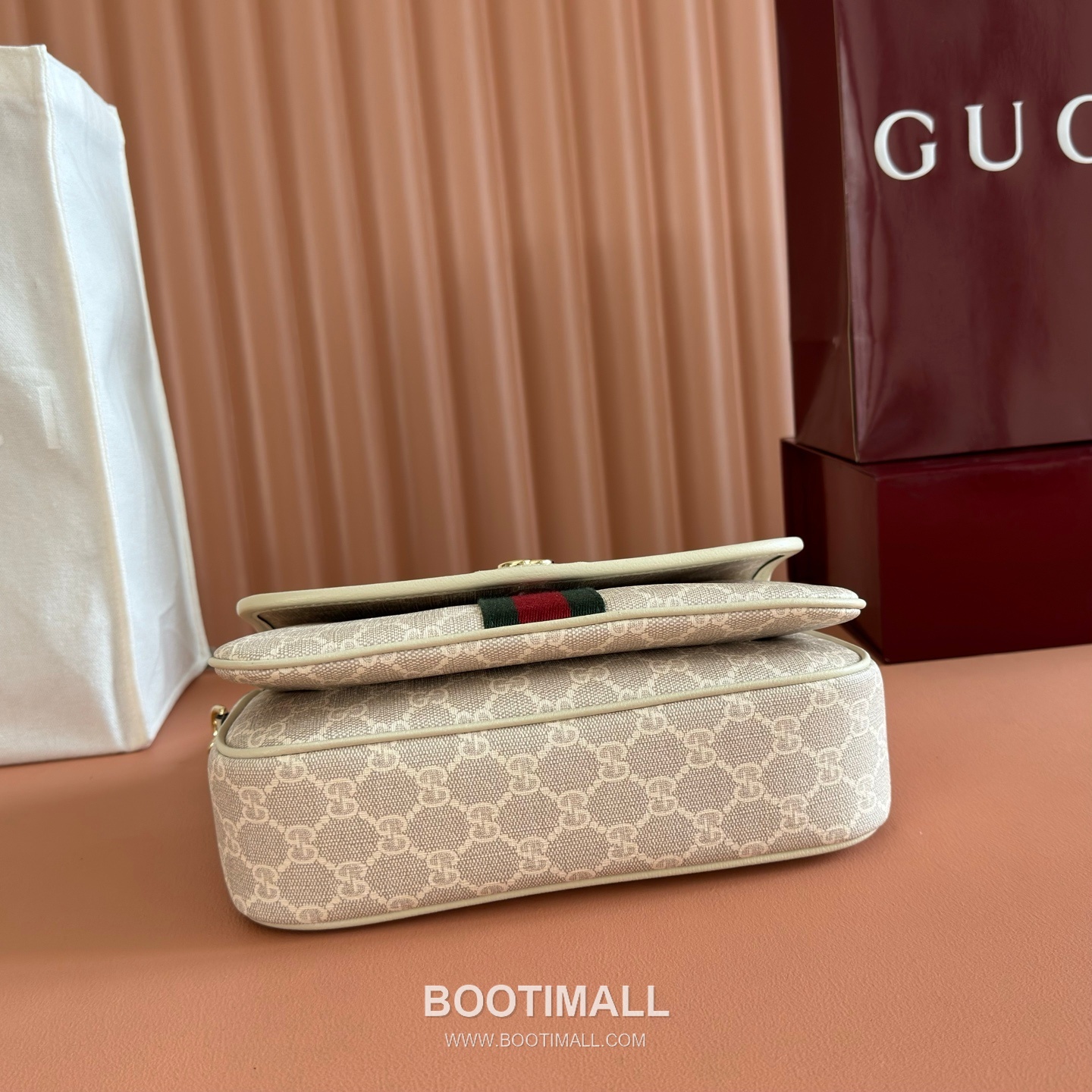 Gucci Ophidia Shoulder Bag GG Canvas Leather Trim 836842 구찌 오피디아 숄더백 GG 캔버스 가죽 트리밍 24cm 4