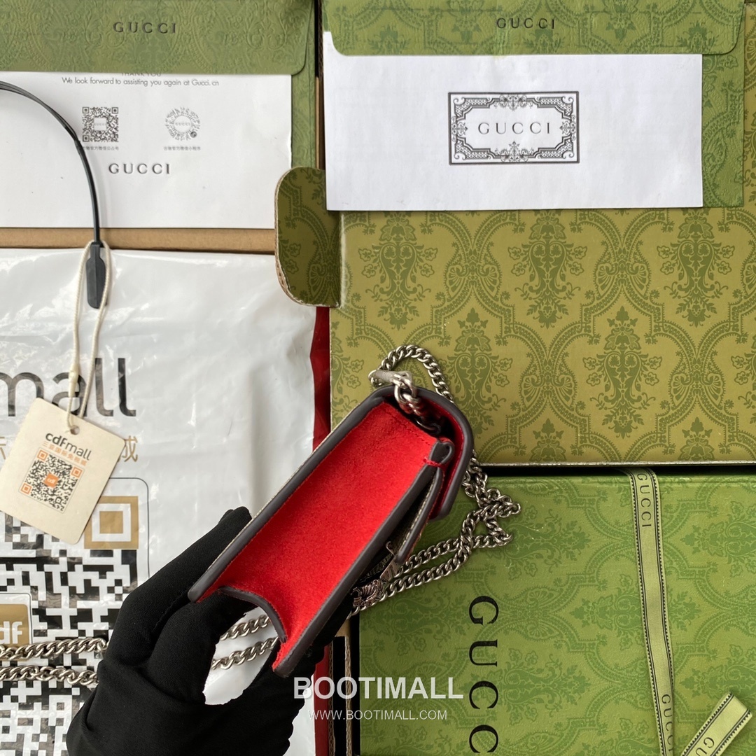 Gucci Dionysus GG Supreme Mini Shoulder Bag 476432 구찌 디오니서스 GG 수프림 미니 숄더백 16.5cm 4