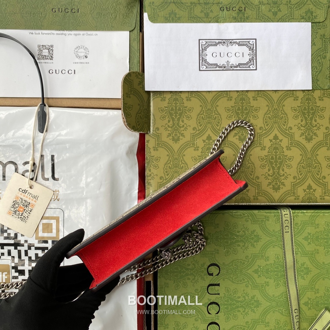 Gucci Dionysus GG Supreme Mini Shoulder Bag 476432 구찌 디오니서스 GG 수프림 미니 숄더백 16.5cm 5