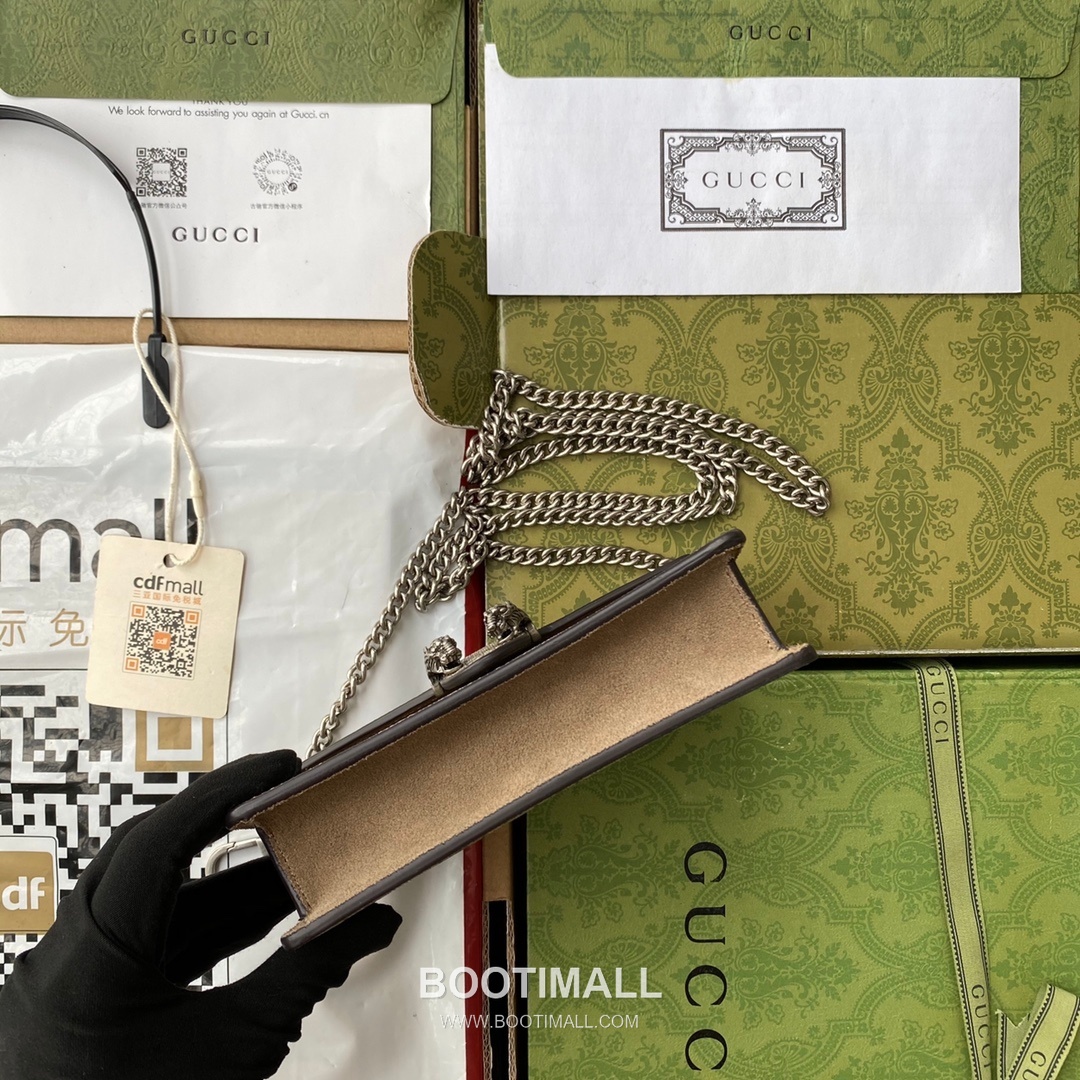Gucci Dionysus GG Supreme Mini 476432 GG Canvas Shoulder Bag 구찌 디오니서스 GG 수프림 미니 476432 캔버스 숄더백 16.5cm 6