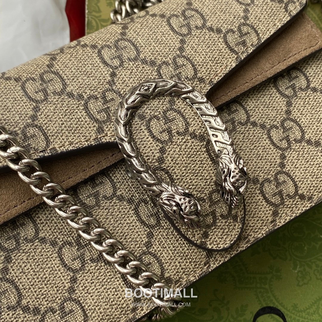 Gucci Dionysus GG Supreme Mini 476432 GG Canvas Shoulder Bag 구찌 디오니서스 GG 수프림 미니 476432 캔버스 숄더백 16.5cm 9