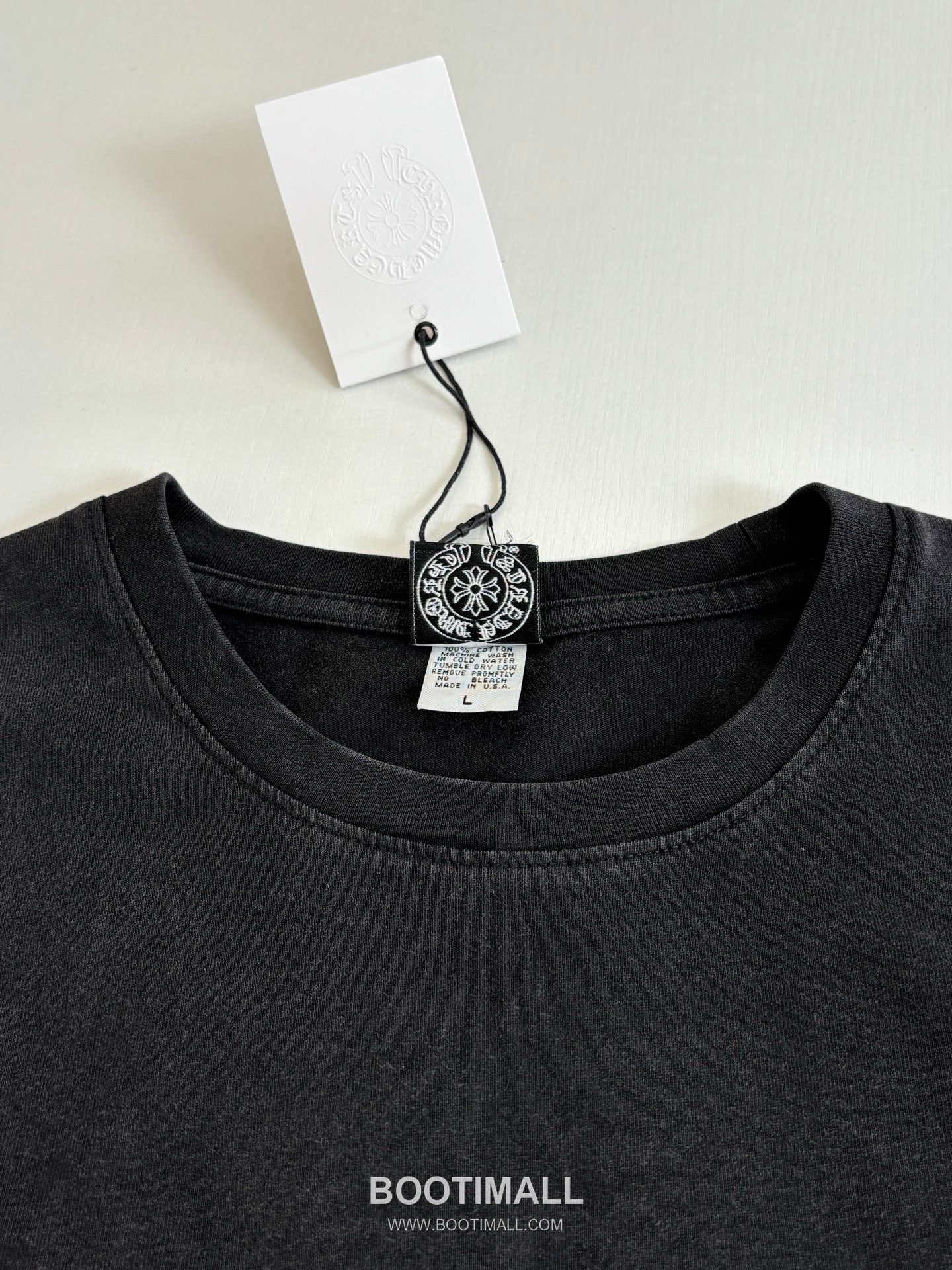 Chrome Hearts Vintage Cross Horseshoe Vine Sword Washed Long Sleeve T-Shirt 크롬하츠 빈티지 크로스 말발굽 바인 소드 워싱 긴팔 티셔츠 4