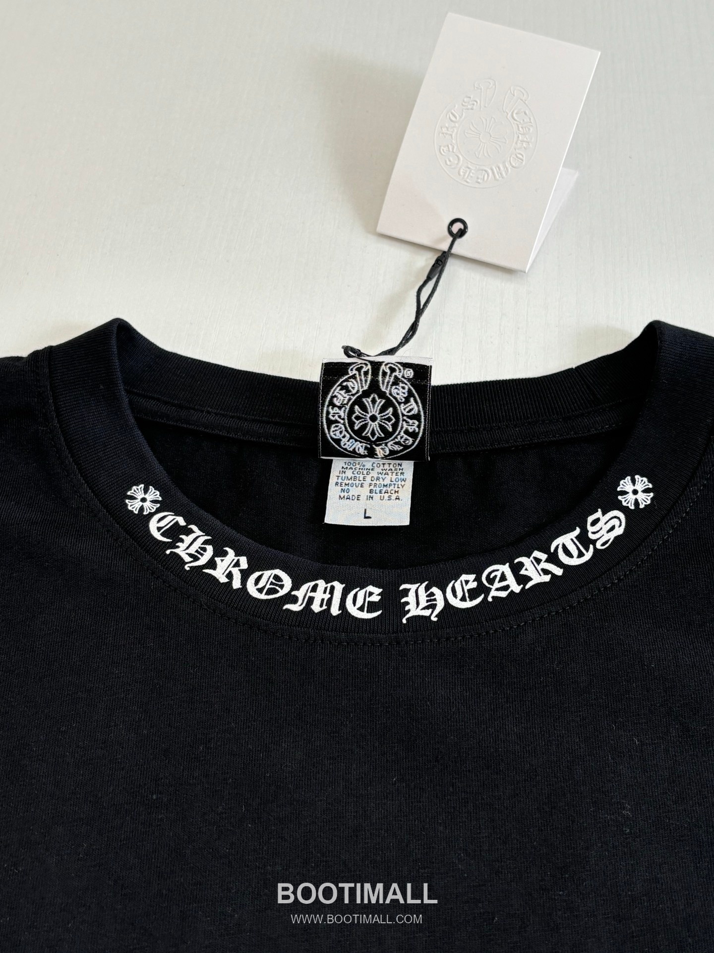 Chrome Hearts Vintage Cross Horseshoe Vine Sword Washed Short Sleeve T-Shirt 크롬하츠 빈티지 크로스 말발굽 바인 소드 워싱 반팔 티셔츠 5