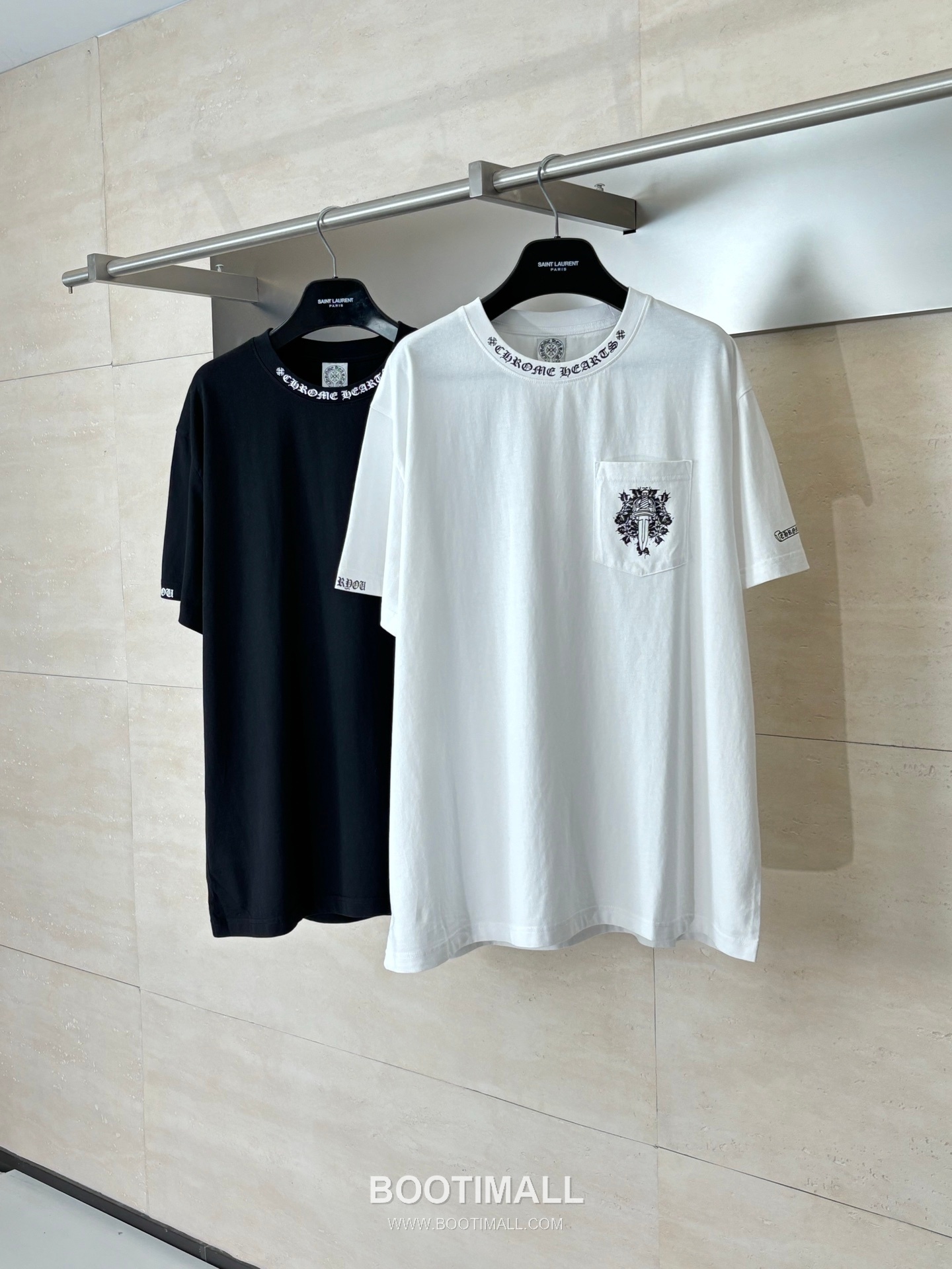 Chrome Hearts Vintage Cross Horseshoe Vine Sword Washed Short Sleeve T-Shirt 크롬하츠 빈티지 크로스 말발굽 바인 소드 워싱 반팔 티셔츠 4