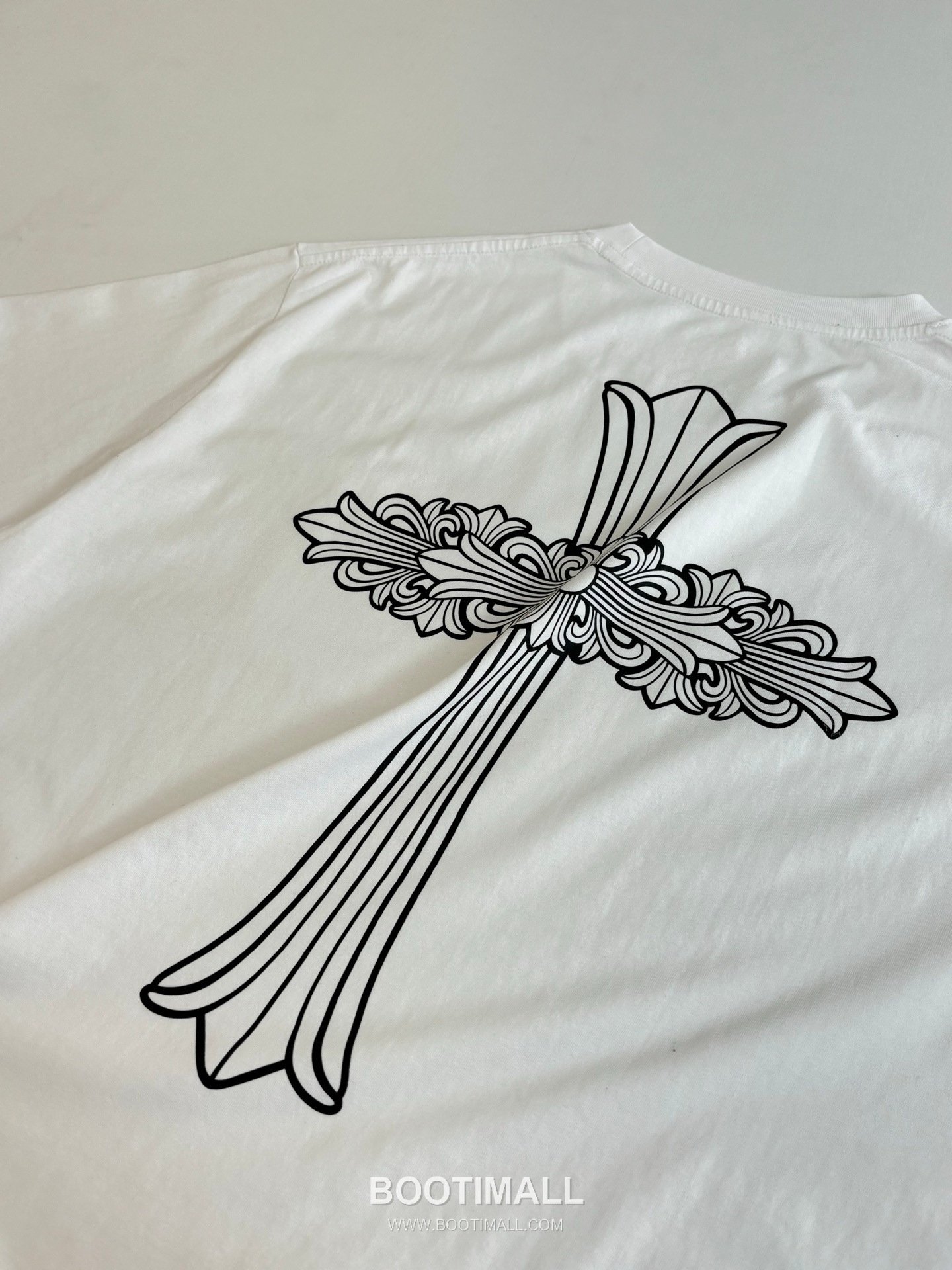 Chrome Hearts Vintage Sanskrit Cross Washed Short Sleeve T-Shirt 크롬하츠 빈티지 산스크리트 크로스 워싱 반팔 티셔츠 8