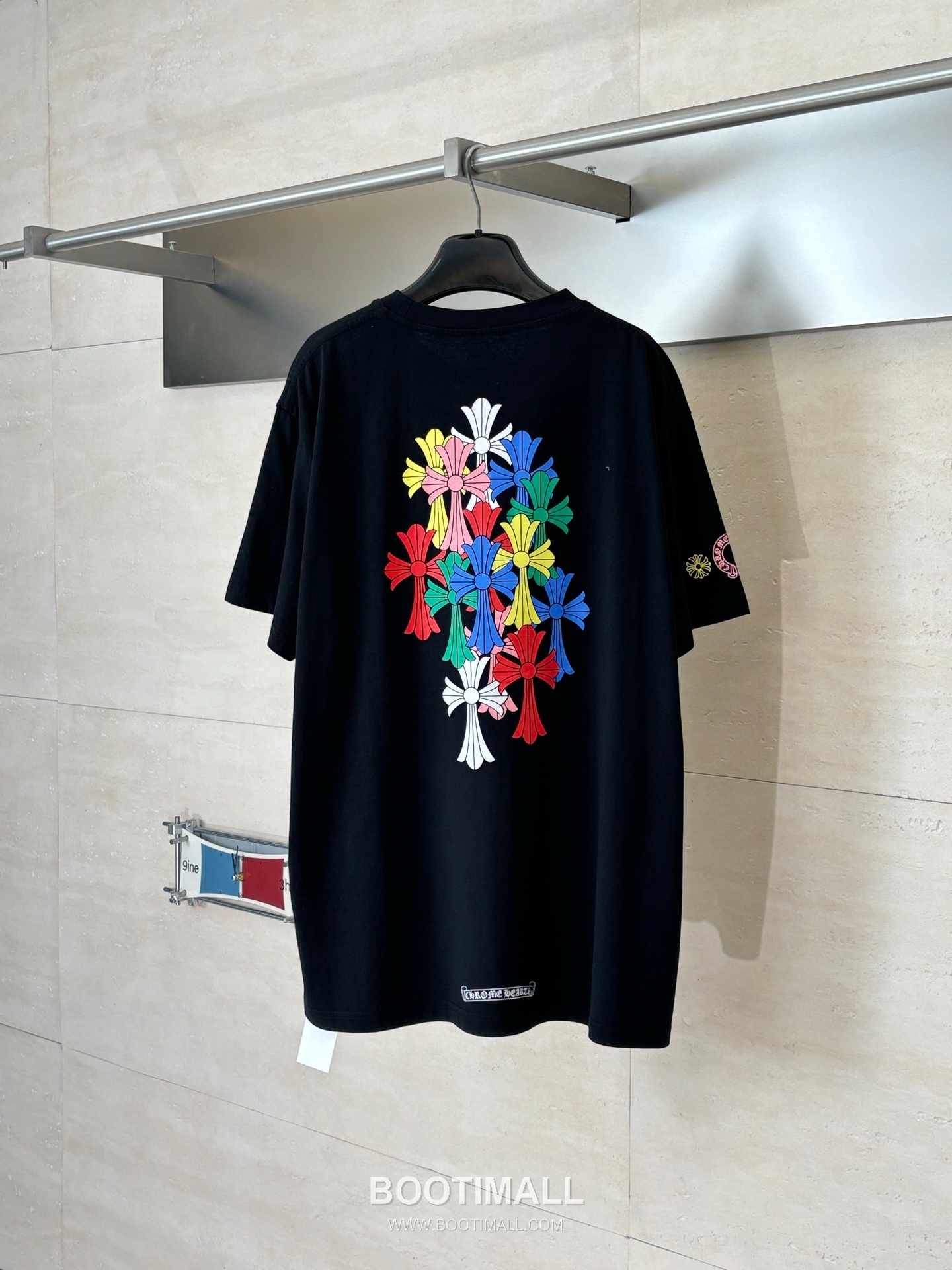 Chrome Hearts Miami Multicolor Sanskrit Cross Washed Short Sleeve T-Shirt 크롬하츠 마이애미 멀티컬러 산스크리트 크로스 워싱 반팔 티셔츠 2