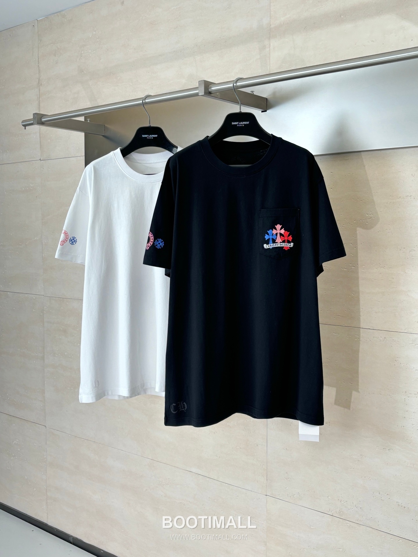 Chrome Hearts Miami Multicolor Sanskrit Cross Washed Short Sleeve T-Shirt 크롬하츠 마이애미 멀티컬러 산스크리트 크로스 워싱 반팔 티셔츠 4