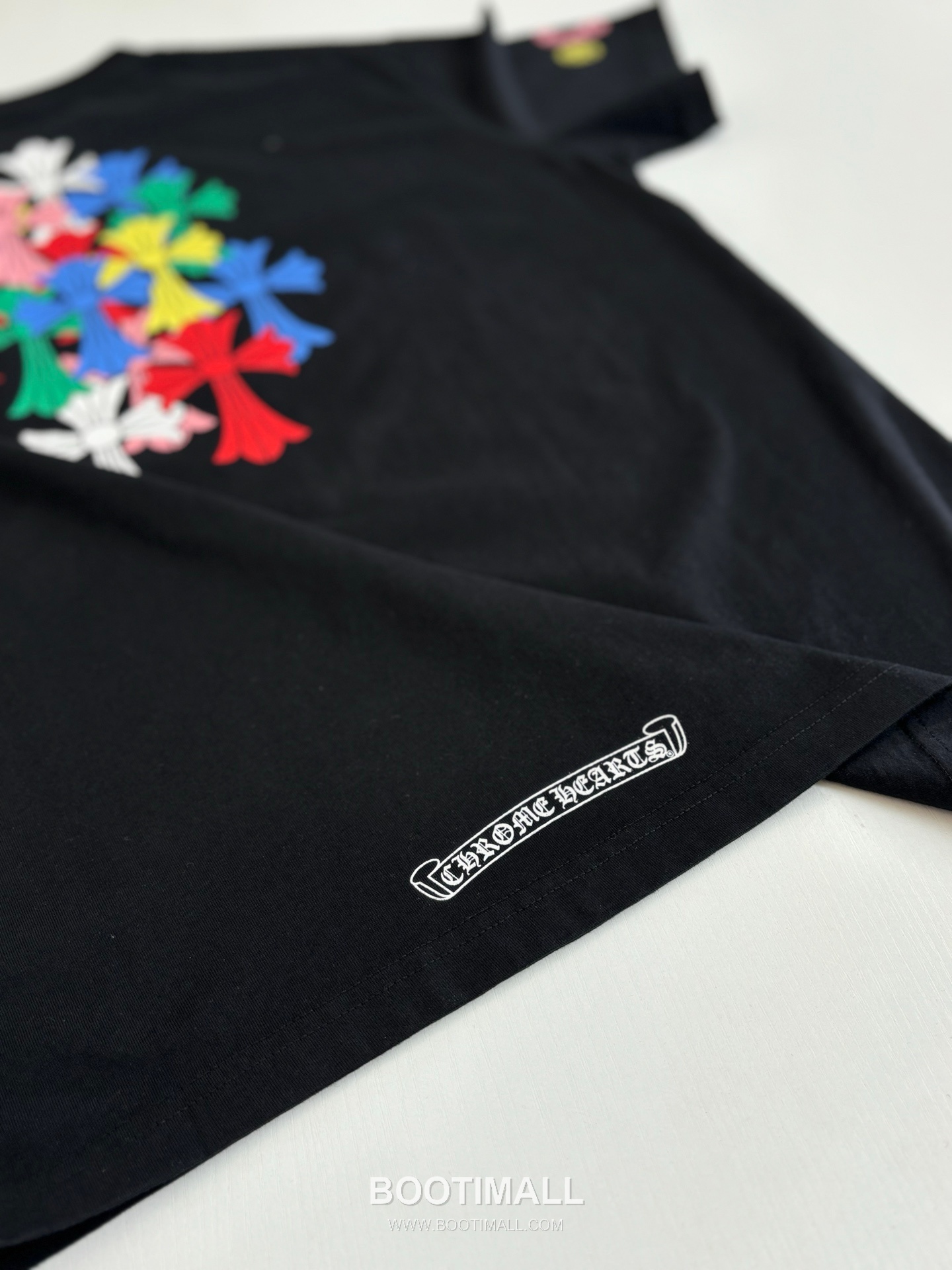 Chrome Hearts Miami Multicolor Sanskrit Cross Washed Short Sleeve T-Shirt 크롬하츠 마이애미 멀티컬러 산스크리트 크로스 워싱 반팔 티셔츠 8