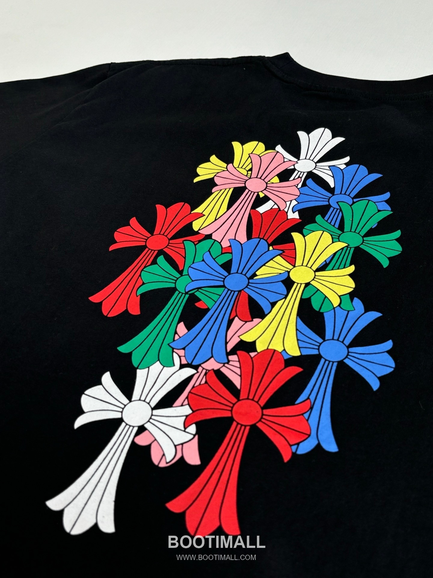 Chrome Hearts Miami Multicolor Sanskrit Cross Washed Short Sleeve T-Shirt 크롬하츠 마이애미 멀티컬러 산스크리트 크로스 워싱 반팔 티셔츠 9